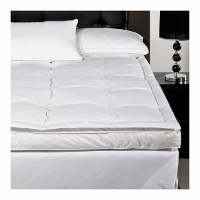 Feather Down Filling Double Layers mattress topper For Home And Hotel Using